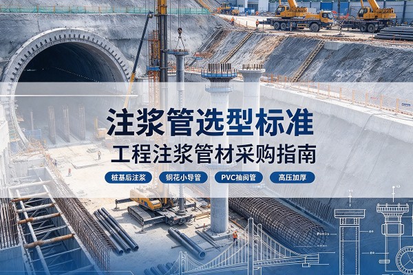 房县注浆管选型标准