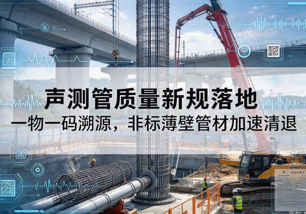 房县声测管质量新规落地，一物一码溯源，非标薄壁管材加速清退